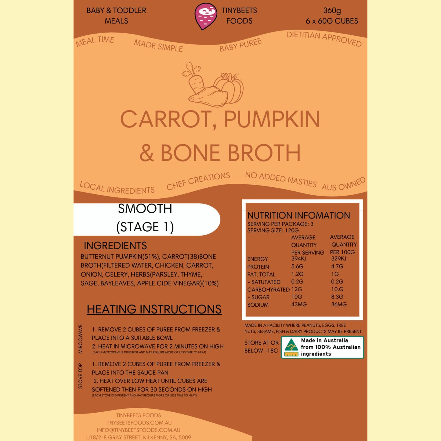 
                  
                    Pumpkin, Carrot & Bone Broth
                  
                